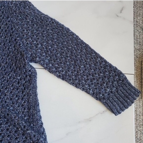 Sweater Dress Barn Loose Weave Open Cardigan - Picture 3 of 8